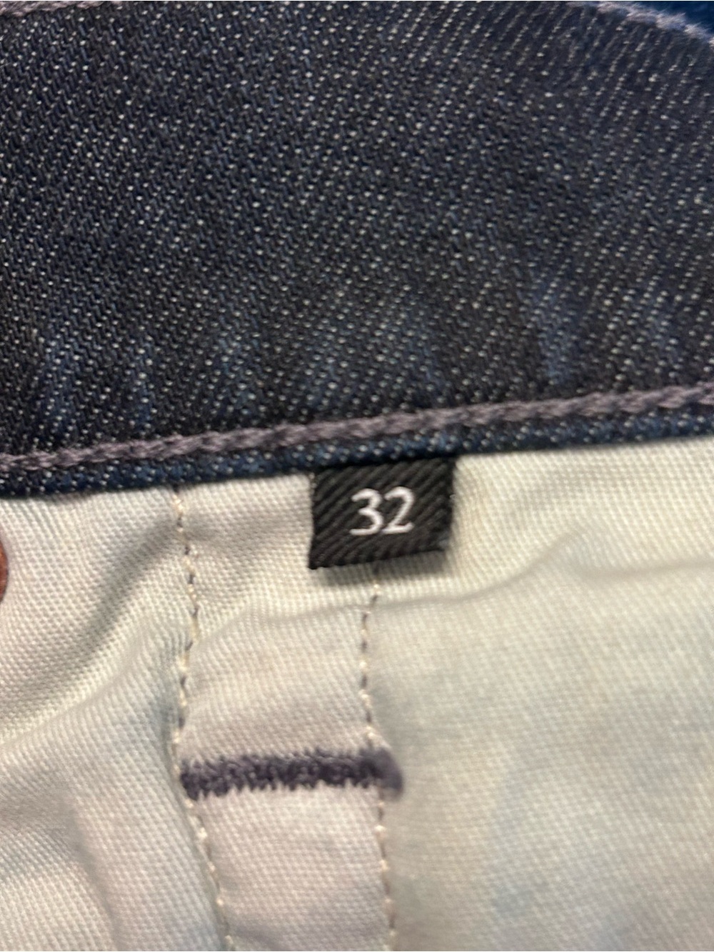 Men’s 7 For All Mankind Austyn Relaxed Straight Leg Jeans Dark Wash Size 32x33 - Picture 9 of 12